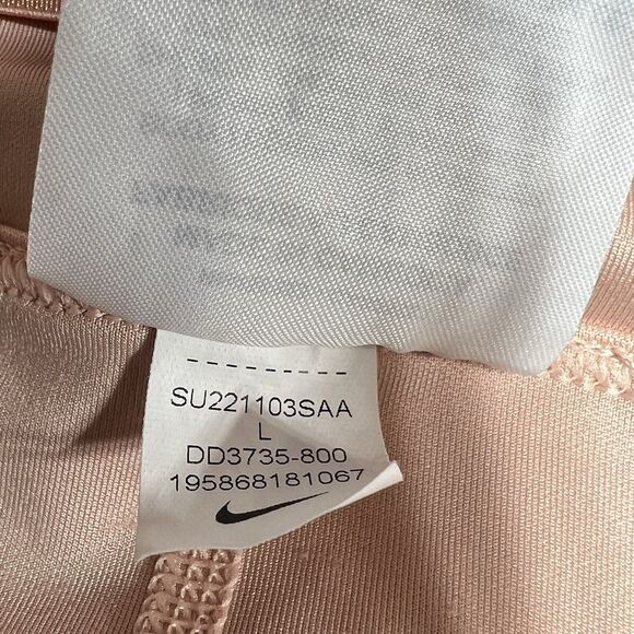 Nike Skirt Womens Large Light Pink Club Golf Skirt DD3735-800 Built In Shorts - Picture 10 of 11